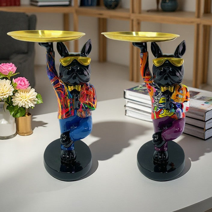 Decorative Sculpture with Tray | Thrascher