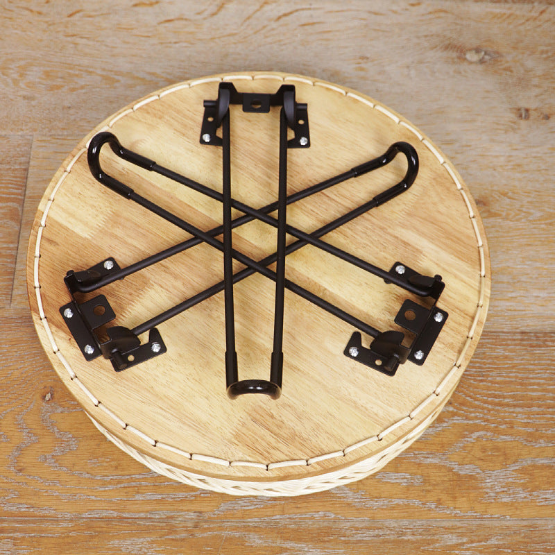 Decorative Side Table made of Braided Material | Thrascher