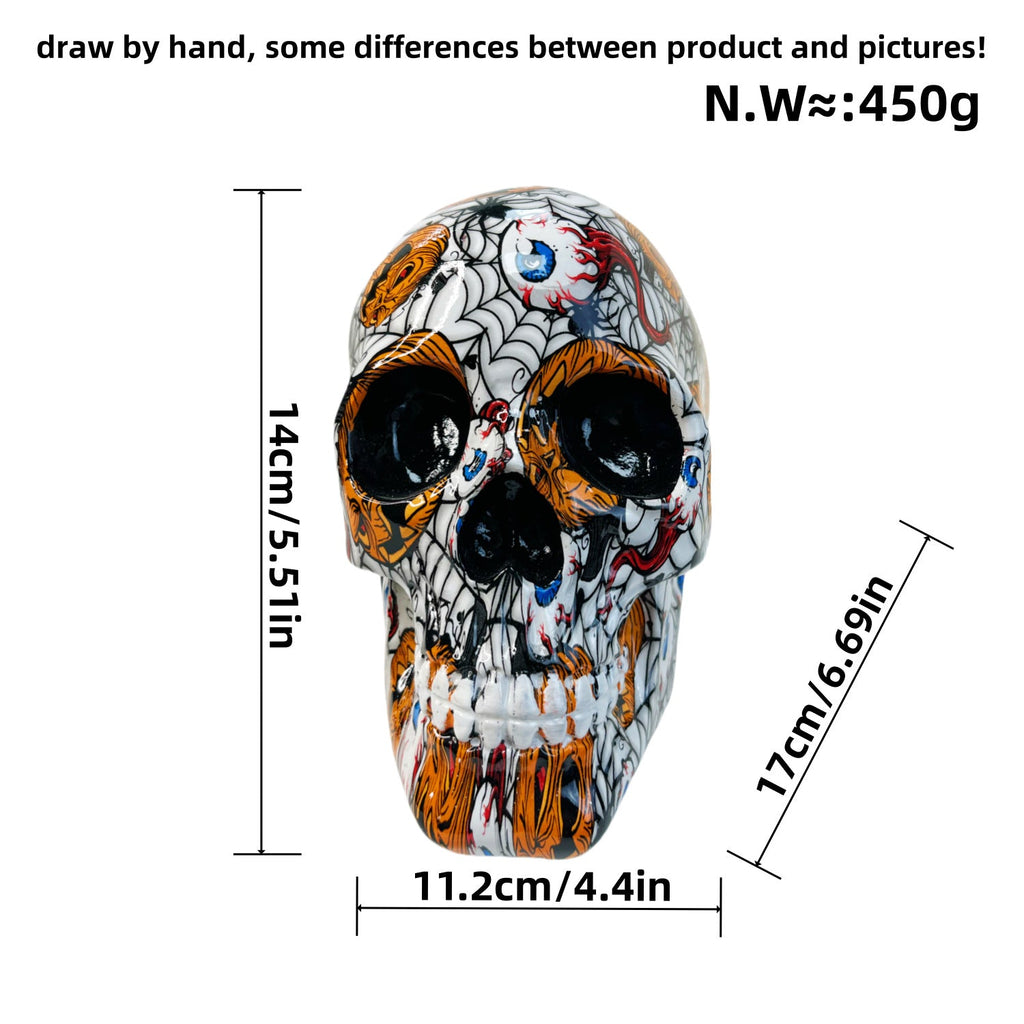 Decorative Skull Soft Textile Ceramic | Thrascher