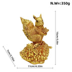 Decorative Squirrel Sculpture on a Pine Cone | Thrascher