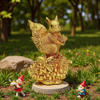 Decorative Squirrel Sculpture on a Pine Cone | Thrascher