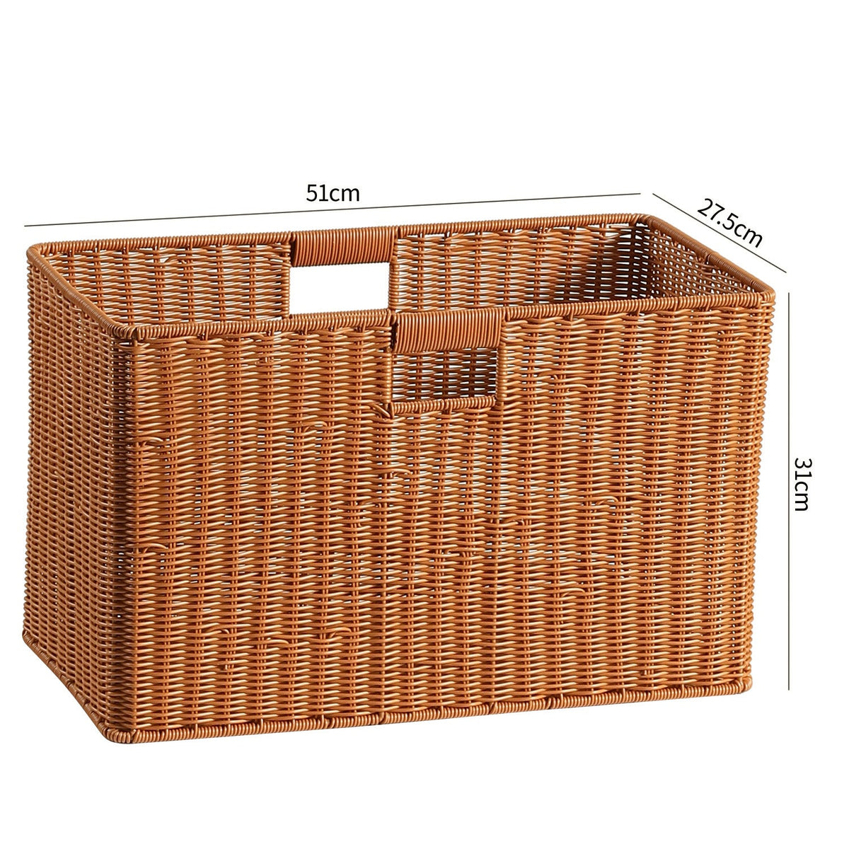 Decorative Storage Basket Light Brown | Thrascher