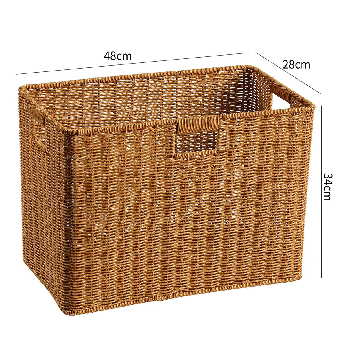 Decorative Storage Basket Light Brown | Thrascher
