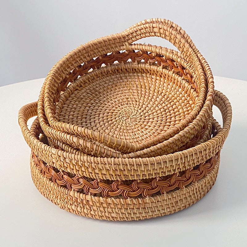 Decorative Storage Basket Nature Gold | Thrascher