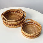 Decorative Storage Basket Nature Gold | Thrascher
