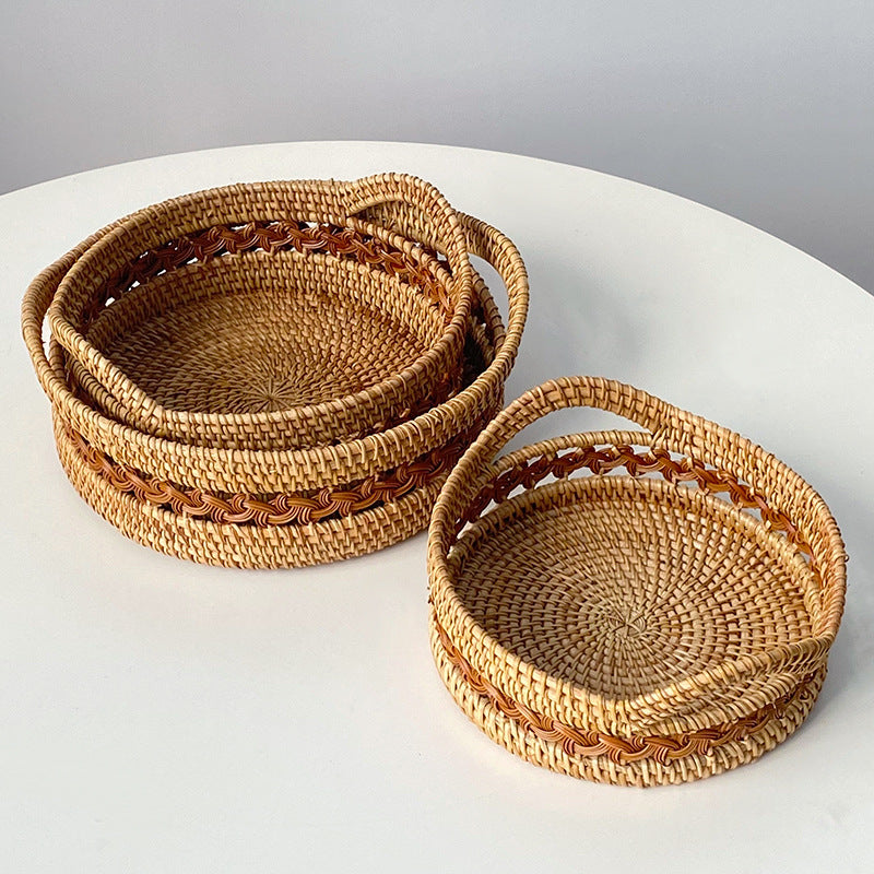 Decorative Storage Basket Nature Gold | Thrascher