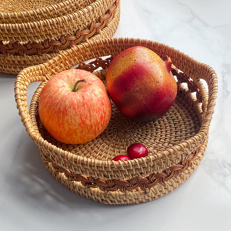 Decorative Storage Basket Nature Gold | Thrascher