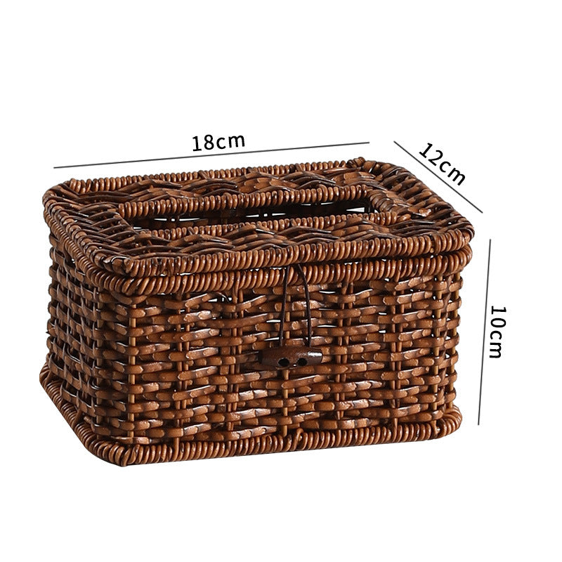 Decorative Storage Basket Walnut | Thrascher