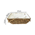 Decorative Storage Basket with Transparent Lid | Thrascher