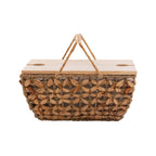 Decorative Storage Basket with Transparent Lid | Thrascher
