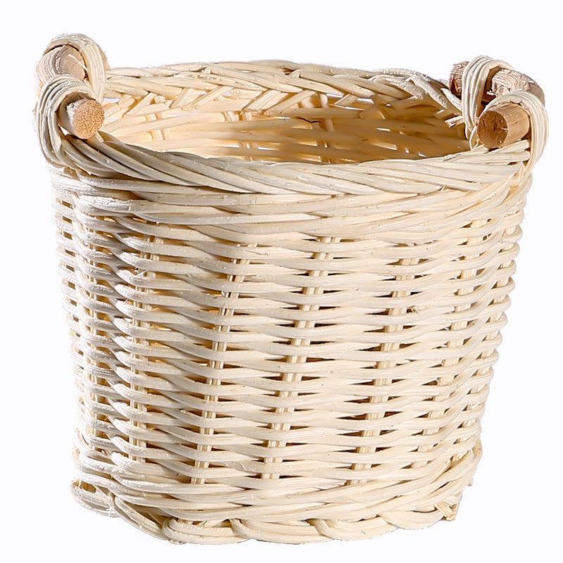Decorative Storage Green Soft Textile Handwoven | Thrascher