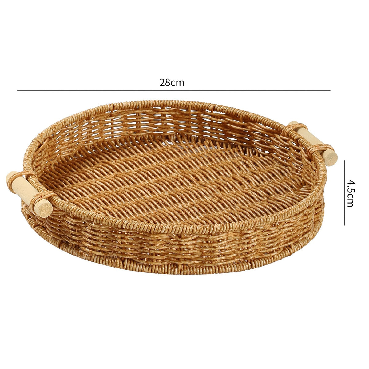 Decorative Storage Wood Handwoven | Thrascher