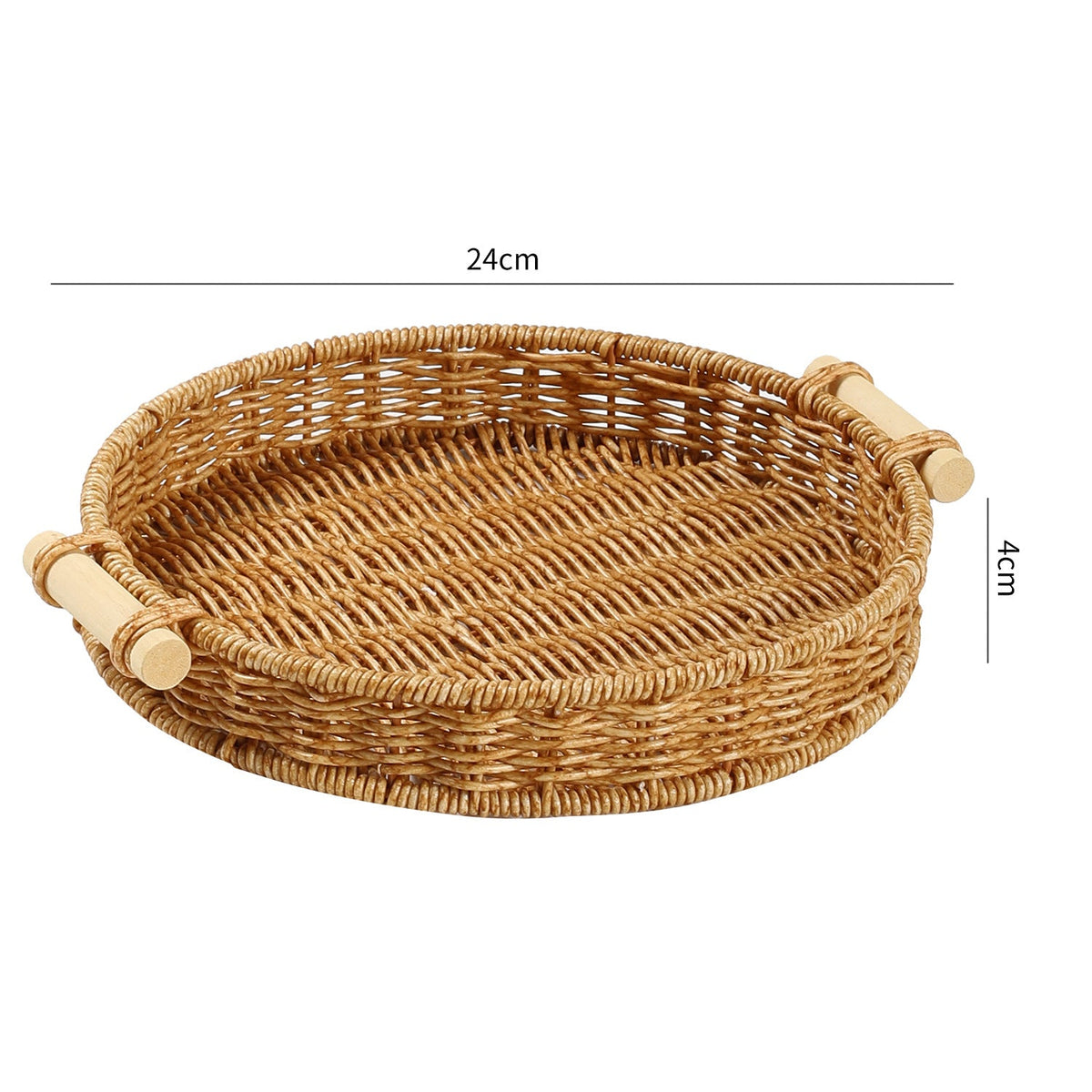 Decorative Storage Wood Handwoven | Thrascher