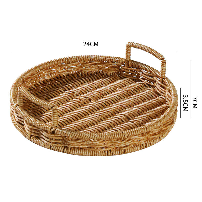 Decorative Storage Wood Handwoven | Thrascher