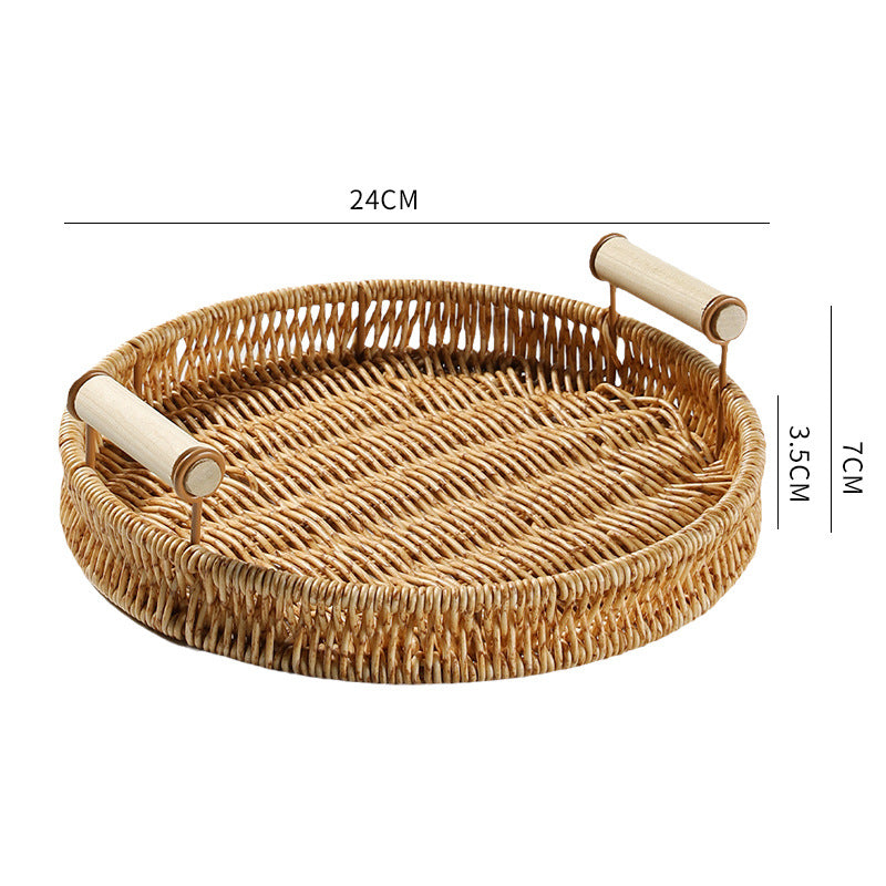 Decorative Storage Wood Handwoven | Thrascher