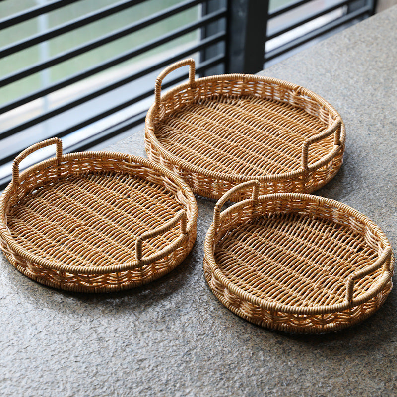 Decorative Storage Wood Handwoven | Thrascher