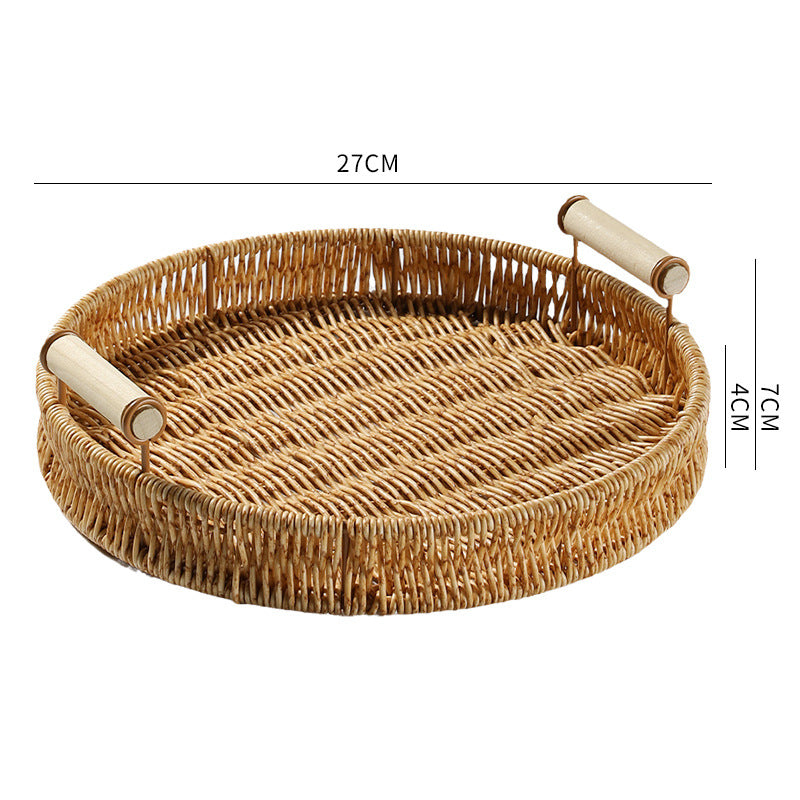 Decorative Storage Wood Handwoven | Thrascher