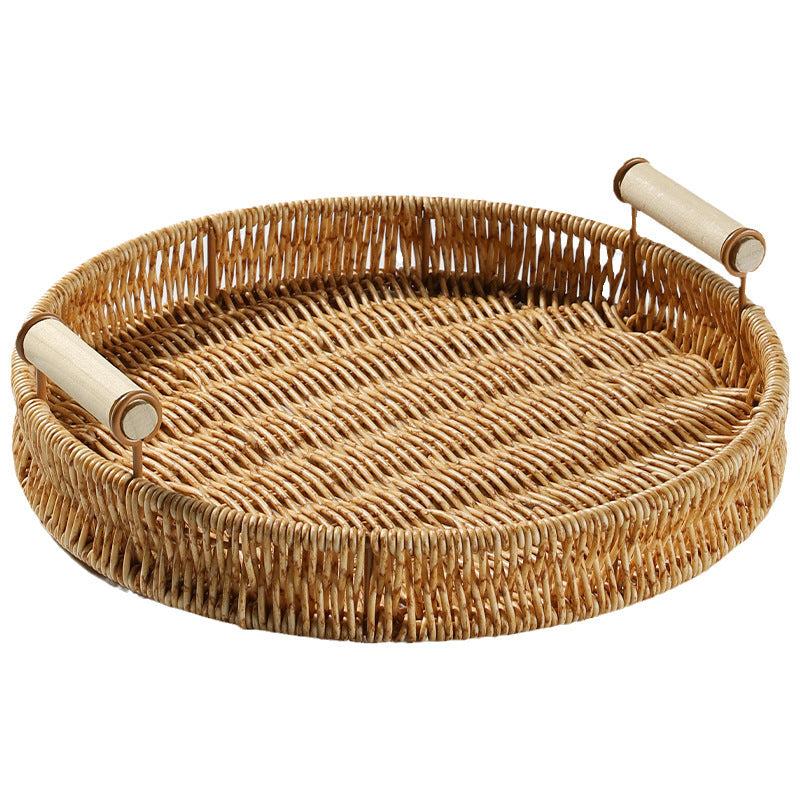 Decorative Storage Wood Handwoven | Thrascher