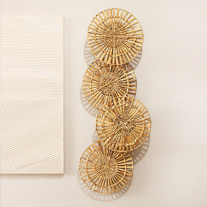 Decorative Table Coaster made of Woven Rattan | Thrascher