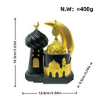 Decorative Table Sculpture Black-Gold White | Thrascher