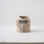 Decorative Vase Black-White Gray | Thrascher