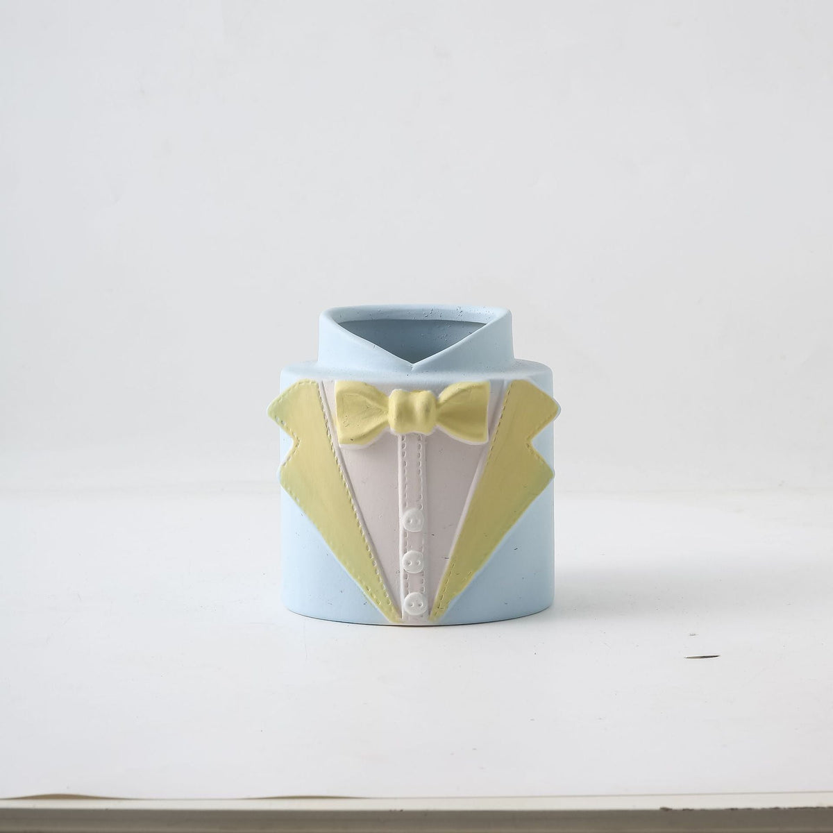 Decorative Vase Black-White Gray | Thrascher