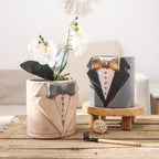 Decorative Vase Black-White Gray | Thrascher