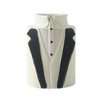 Decorative Vase Black-White Gray | Thrascher
