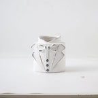 Decorative Vase Black-White Gray | Thrascher