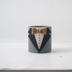 Decorative Vase Black-White Gray | Thrascher