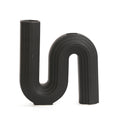 Decorative Vase White Black | Thrascher