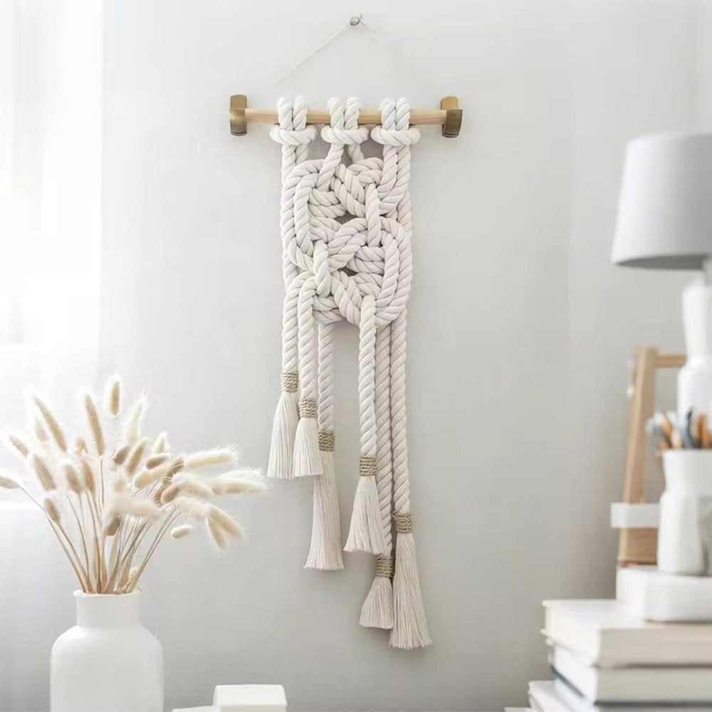 Decorative Wall Hanging Beige | Thrascher