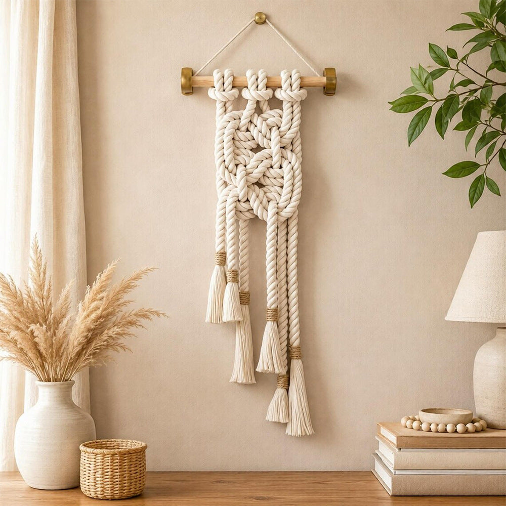 Decorative Wall Hanging Beige | Thrascher