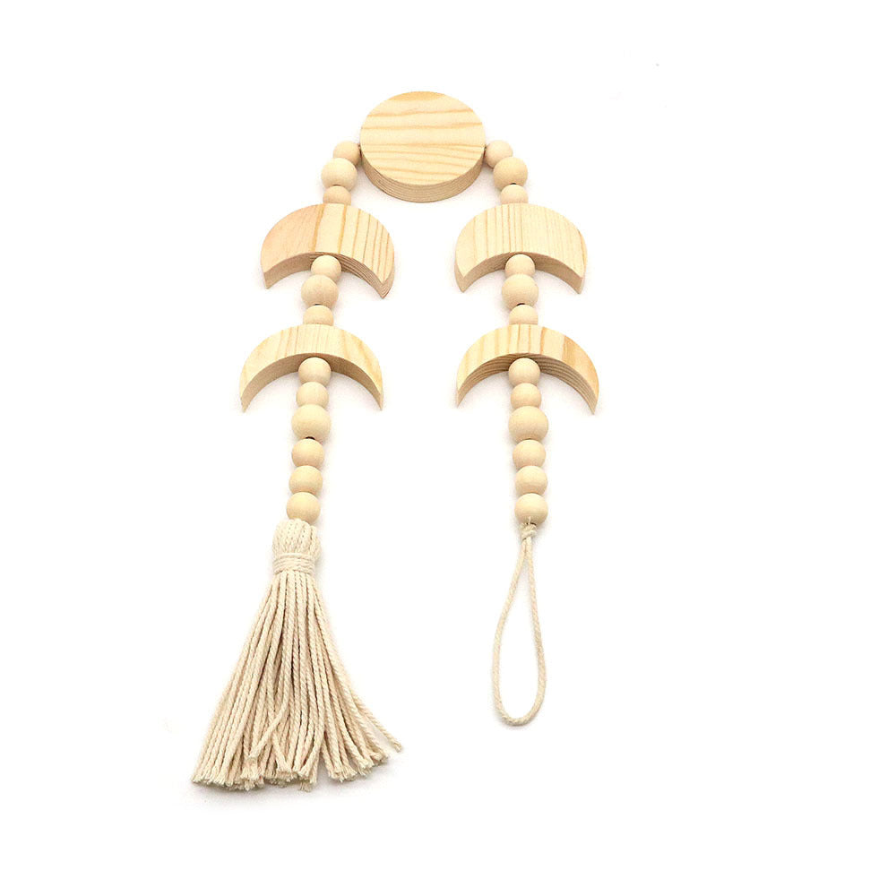 Decorative Wall Hanging with Geometric Wooden Shapes | Thrascher