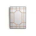Decorative Wall Mirror Geometric Design | Thrascher