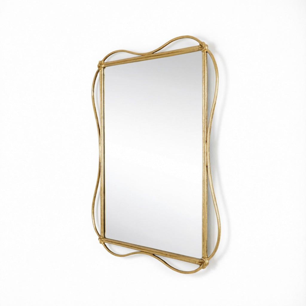 Decorative Wall Mirror with Curved Frame | Thrascher