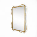 Decorative Wall Mirror with Curved Frame | Thrascher