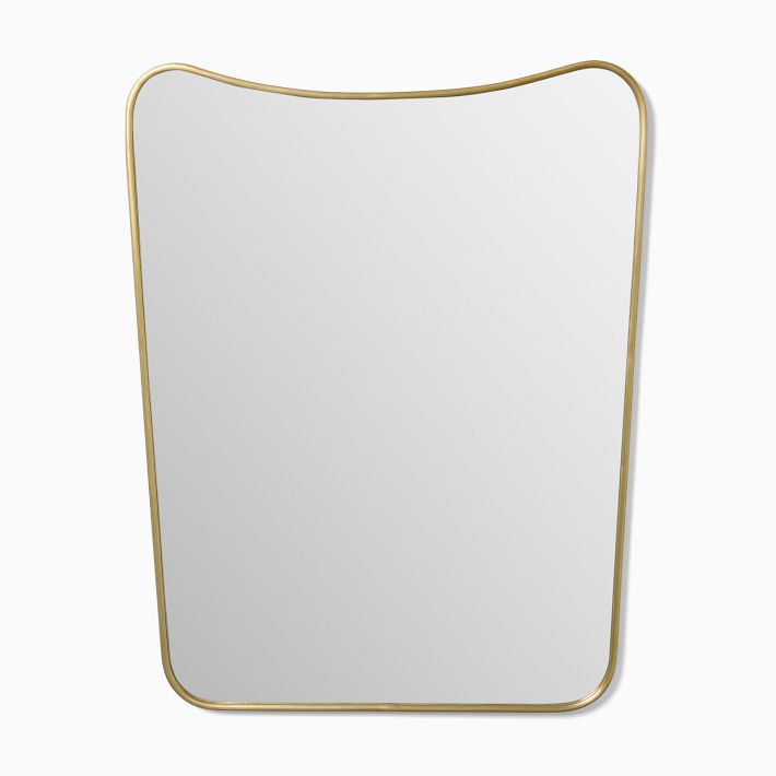Decorative Wall Mirror with Elegant Curved Frame | Thrascher