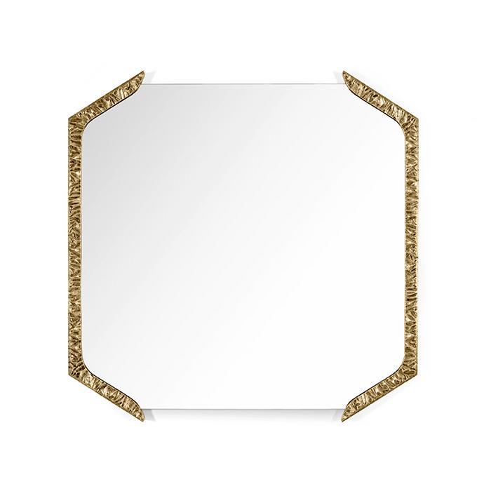 Decorative Wall Mirror with Filigree Metal Frame | Thrascher