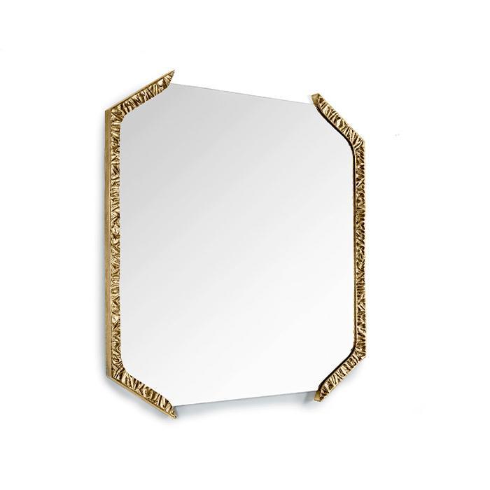 Decorative Wall Mirror with Filigree Metal Frame | Thrascher
