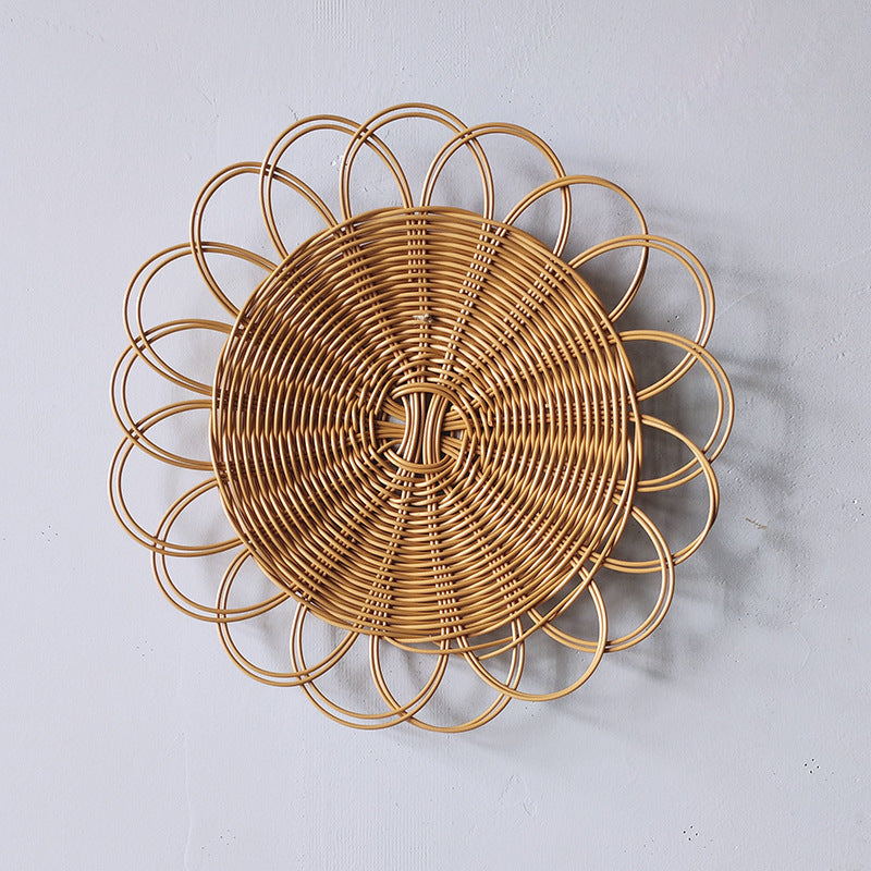 Decorative Wall Plate made of Woven Rattan | Thrascher