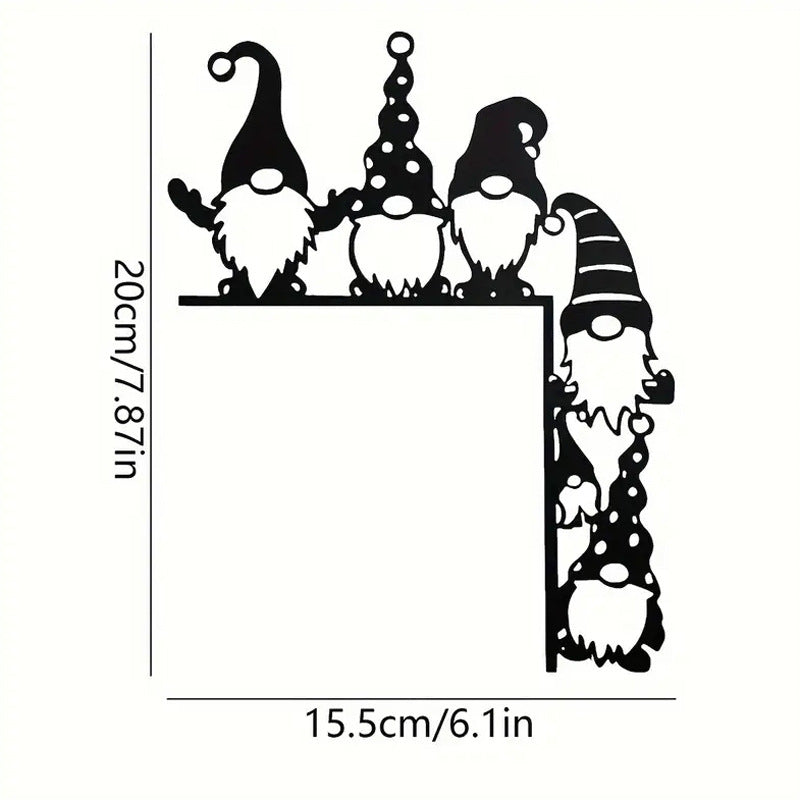 Decorative Wall Shelf with Christmas Gnomes | Thrascher