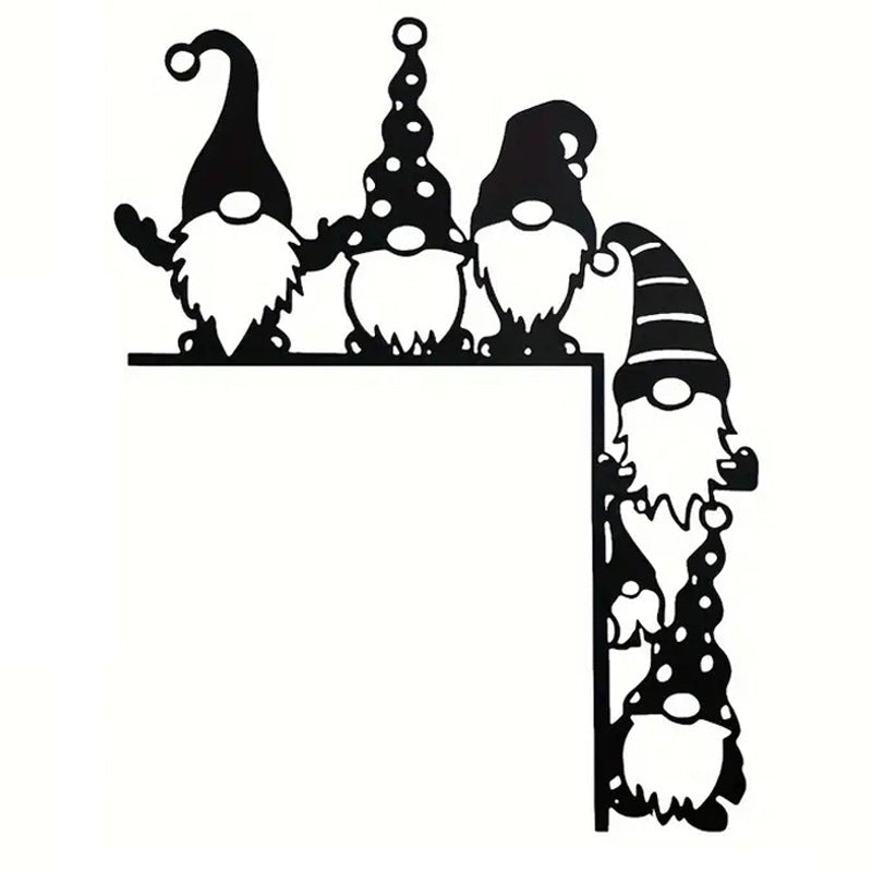 Decorative Wall Shelf with Christmas Gnomes | Thrascher