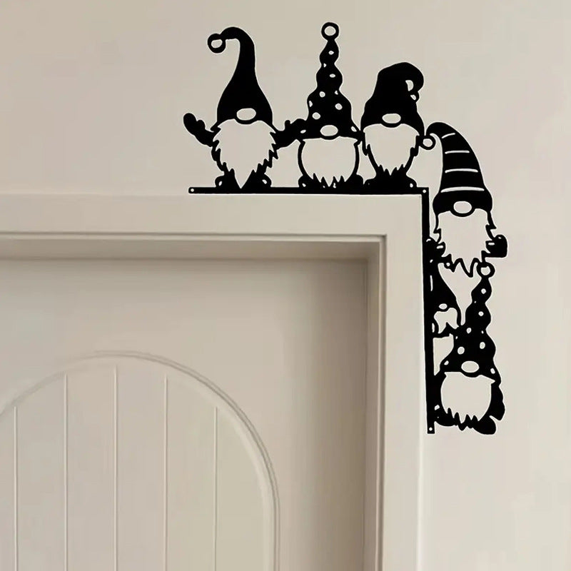 Decorative Wall Shelf with Christmas Gnomes | Thrascher
