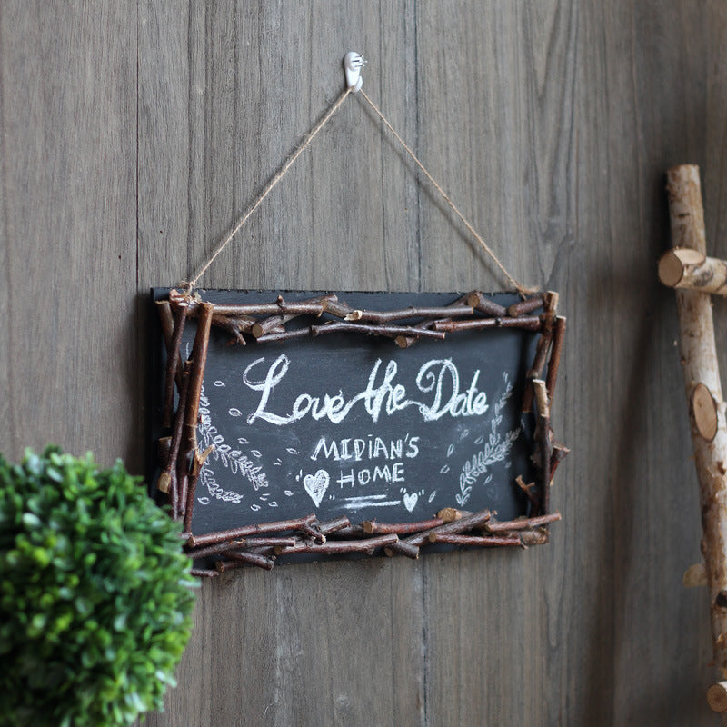 Decorative Wall Table with Rustic Frame | Thrascher