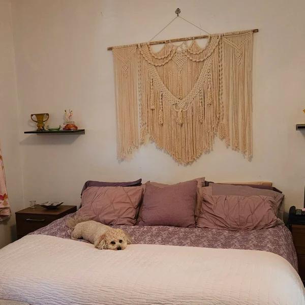 Decorative Wall Tapestry Cotton Macrame Hanging | Thrascher