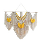 Decorative Wall Tapestry Ivory Beige | Thrascher