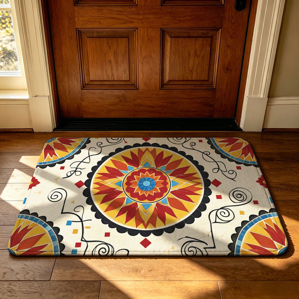 Decorative Welcome Mat Soft Textile Non Slip | Thrascher