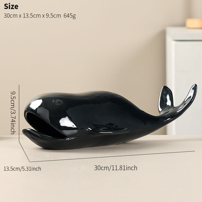 Decorative Whale Figure | Thrascher