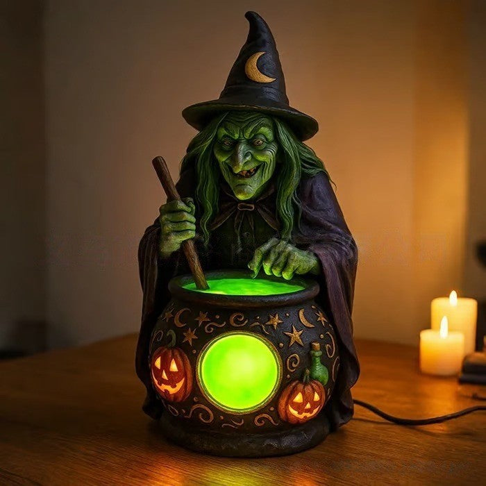 Decorative Witch Table Lamp | Thrascher